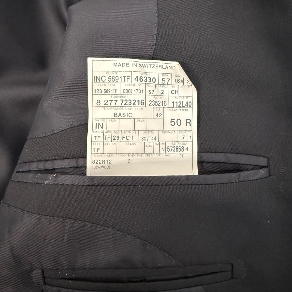 Tom Ford Tapered Black Sport Jacket 40 | $5295 - Picture 9 of 13